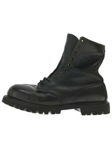 RED WING◆レースアップブーツ/vibramソール/張替/BLK/レザー