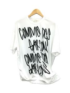 COMME des GARCONS◆Tシャツ/S/ポリエステル/WHT/GI-T012