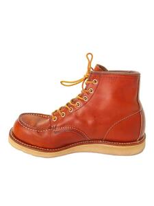 RED WING◆レースアップブーツ/US8/BRW/レザー/875/MOC TOE CLASSIC