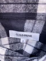 GUILD PRIME◆長袖シャツ/2/コットン/ブラック/チェック_画像3