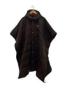 THE NORTH FACE◆PADDED PONCHO COAT_パデッドポンチョコート/FREE/ナイロン/ブラック