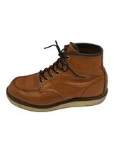 RED WING◆レースアップブーツ/US7.5/BRW/レザー/09875-0_画像1