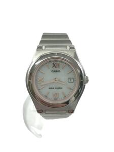 Casio ◆ Watch/Waveceptor/Analog/нержавеющая сталь/SLV/SLV/SS