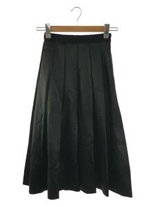 FANO STUDIOS/High waist big pleats skirt/XXS/BLK/FQ20B003