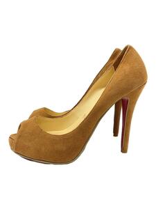 Christian Louboutin* Christian Louboutin / туфли-лодочки /37/ Camel / замша 