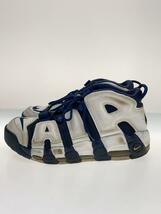 NIKE◆AIR MORE UPTEMPO/エアモアアップテンポ/ホワイト/414962-104/27.5cm/NVY_画像1