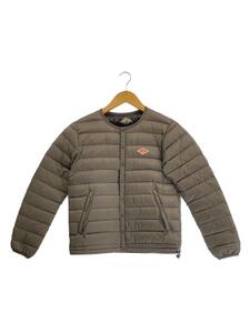 DANTON* down jacket /34/ nylon /GRY/ plain /JD-8748/CREW NECK INNER DOWN