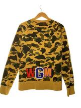 A BATHING APE◆1ST CAMO SHARK CREWNECK/スウェット/M/コットン/CML/カモフラ/001SWG301001X_画像2