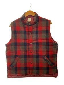 OLYMPIC TRAILS 70s-80s Reversible Wool Nylon Vest M ウール RED