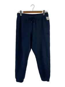 THE NORTH FACE◆HEATHER SWEAT PANT_ヘザースウェットパンツ/L/ポリエステル/ブルー/無地