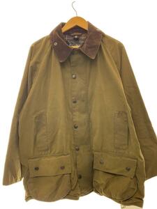 Barbour◆CLASSIC BEAUFORT/ジャケット/-/コットン/KHK/ライナーにヤブレ有