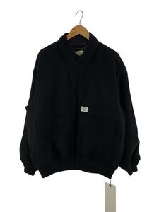 WTAPS◆JFW-01/JACKET/WONY.MELTON/フライトジャケット/4/ウール/BLK/232BRDT-JKM04