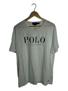 POLO RALPH LAUREN◆Tシャツ/ロゴ/ポニー/XXL/コットン/ホワイト/プリント