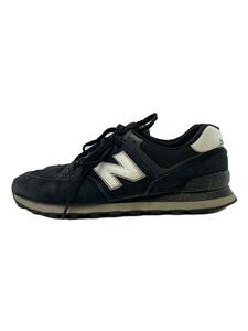 NEW BALANCE◆ML574EE2/ローカットスニーカー/27.5cm/BLK/ML574EE2