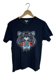 KENZO◆Tiger Tee/汚れ色褪せ有/Tシャツ/S/コットン/NVY/F765TS0504YC