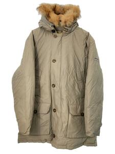 Woolrich◆ダウンジャケット/XL/コットン/KHK/1759-1063