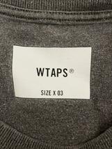 WTAPS◆長袖Tシャツ/3/コットン/GRY/無地/231ATDT-CSM18_画像3