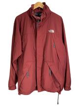 THE NORTH FACE◆MAKALU JACKET_マカルジャケット/XL/ナイロン/RED/無地_画像1