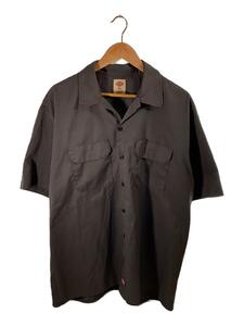 DICKIES◆半袖シャツ/XL/コットン/GRY