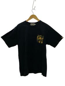 A BATHING APE◆Tシャツ/XL/コットン/BLK/無地/001CSF201069X