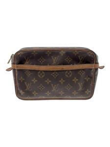 LOUIS VUITTON◆コンピエーニュ23_モノグラム・キャンバス_BRW/PVC/総柄/M51847/881 TH