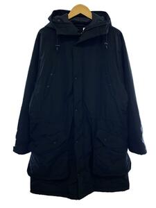 BURLAP OUTFITTER◆NE PARKA/モンスターパーカー/PRIMALOFT/中綿コート/M/ナイロン/BLK