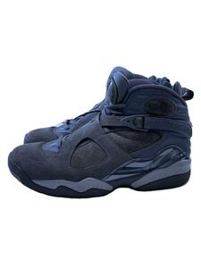 NIKE◆AIR JORDAN 8 RETRO/エアジョーダンレトロ/グレー/305381-014/27.5cm/GRY