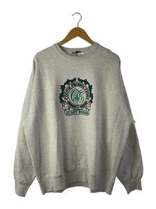 COOTIE◆Print Crewneck SweatshirtEMBLEM/スウェット/L/コットン/GRY/CTE-21A326