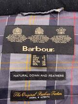 Barbour◆ベスト/8/コットン/BLK/無地_画像3