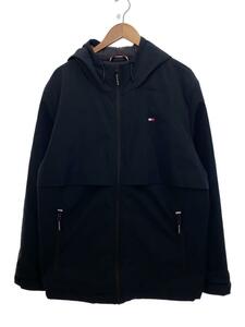 TOMMY HILFIGER◆ダウンジャケット/XL/ポリエステル/ネイビー/1522351