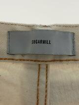 SUGARHILL◆SUGARHILL/21SSPT05/ボトム/2/コットン/WHT/無地_画像4