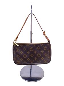 LOUIS VUITTON◆1)ポシェット・アクセソワール_モノグラム・キャンバス_BRW/PVC/BRW