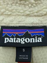 patagonia◆袖毛玉・使用感有/クラシックレトロX/フリースジャケット/S/ポリエステル/CRM/無地_画像3