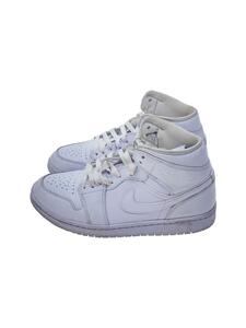 NIKE◆AIR JORDAN 1 MID_エア ジョーダン 1 ミッド/27cm/WHT