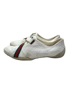 GUCCI◆ローカットスニーカー/41/WHT/レザー