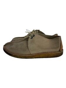 Clarks◆シューズ/US8.5/BEG/スウェード/くつ/レザー切替/2ホール/デザートトレック