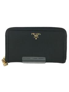 PRADA◆長財布/レザー/BLK/メンズ/1ML506