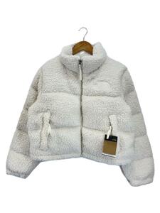 THE NORTH FACE◆HIGH PILE NUPTSE JACKET/L/ポリエステル/WHT//NF0A7WSKN3N-L