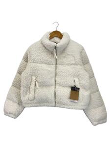 THE NORTH FACE◆HIGH PILE NUPTSE JACKET/L/ポリエステル/WHT//NF0A7WSKN3N-L