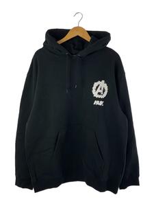 HUF◆パーカー/XL/コットン/BLK/プリント