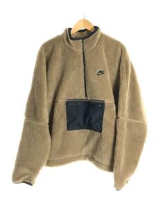 NIKE◆22AW/CLUB+ WINTER ANORAK HALF ZIP L/L/ポリエステル/BRW/DQ4881-258