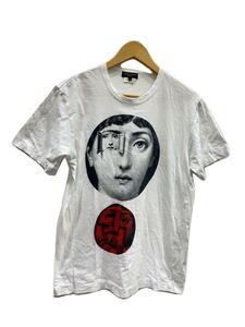 COMME des GARCONS HOMME PLUS◆Tシャツ/S/コットン/WHT/PS-T027/フォルナセッティ/襟汚れ