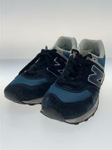 NEW BALANCE◆ML574//ネイビー/28cm/NVY/スウェード_画像2