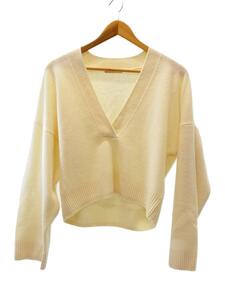 Plage*23AW/CASHMERE Mix fuka V neck pull over /one/ wool /IVO/23080922518040