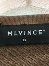 MLVINCE◆BOMBER SLEEVE CREW/スウェット/XL/コットン/BRW_画像3