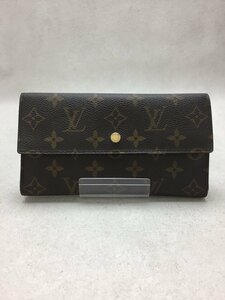 LOUIS VUITTON◆ポルト・トレゾール・インターナショナル_モノグラム・キャンバス_BRW/PVC/BRW/レディース