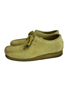 Clarks◆Wallabee/ローカットスニーカー/26.5cm/BEG/スウェード/261555157