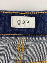 CIOTA◆13.5OZ テーパードデニムパンツ/25/コットン/IDG/NPTL-2TP_画像4