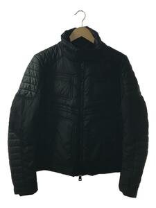 MONCLER◆DIMITRI/レザー切替/ダウンジャケット/2/ナイロン/ブラック/41305-85-54155