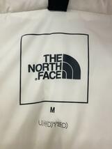 THE NORTH FACE◆UNDYED Nuptse Jacket/ダウンジャケット/M/ポリエステル/WHT/無地/ND92236_画像3